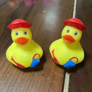 Custom Pvc Plastic Mini Bulk Logo Floating Small Baby <b>Bath</b> Toy Yellow Rubber Duck - Product Image 6