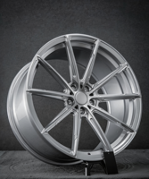 Juego de 10 Ruedas Forjadas de 21 Pulgadas en Bronce Mate, 5x112 5x114.3, para BMW Serie 7, Mercedes Clase S, Audi A8, Ligeras y de Lujo