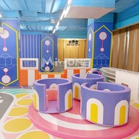 Équipement de terrain de jeux intérieur Mizone, ensemble de jeux souples, manèges de parc à thème, aire de jeux intérieure pour enfants