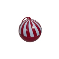 Vente flash - Boule de Noël personnalisée imprimée avec ruban - Boîte en étain pour bonbons - Emballage en étain pour chocolat