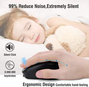 Low Price Office Business Plastic Lightweight Mini Right Ergonomic 3D 2.4GHz Wireless <b>Mouse</b> - Product Image 6