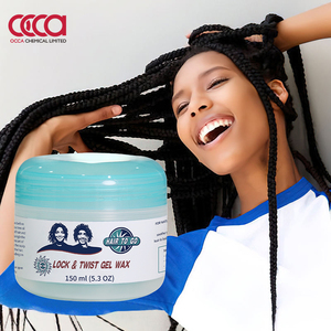 OCCA Private Label Custom Logo Shine And Jam Gel Braiding Extra Hold Edge Control Hair Loc Braid Gel Wax For Black Women Men