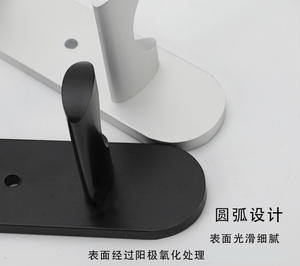 Moderno Estante de Almacenamiento de Utensilios de Cocina de Aluminio de Una Sola Capa, Montado en la Pared, con Ganchos Multifuncionales - Product Image 6