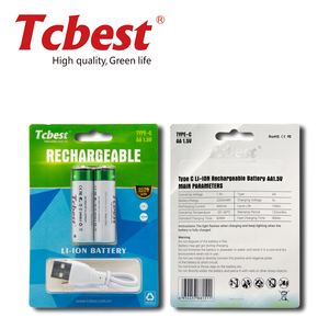 AA AAA ขนาด AAA แบบชาร์จไฟได้แบตเตอรี่ชนิด C ลิเธียมใช้งานได้ยาวนาน - Product Image 1