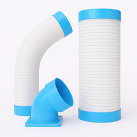 Tuyau d'échappement flexible thermique de haute qualité, tuyau flexible de climatisation 120 mm, tuyau d'échappement d'air flexible pour le refroidissement