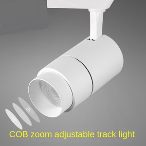 Focusing Track <b>Light</b> Housing <b>LED</b> 6000K 90 CRI Dimmable Other Retail <b>Shop</b> Use Classic Black White Plastic Material 3-Year - Product Image 5