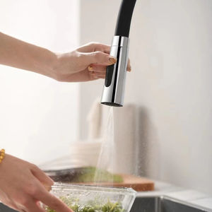 Robinet de cuisine en laiton à poignée unique moderne à montage sur pont mitigeur de lavabo en céramique à trou unique à induction sans contact dernier cri eau froide - Product Image 4