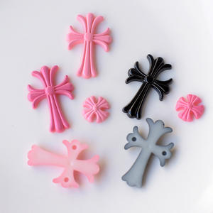 Charmes en résine miniatures GY GYXM-1115 à dos plat, croix, cabochon, artisanat, ornements, colle crème, décorations, accessoires, bijoux, coque de téléphone - Product Image 3