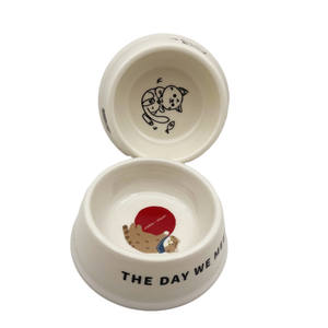 Eco-Friendly <span class=keywords><strong>Bamboo</strong></span> Fibra <span class=keywords><strong>Pet</strong></span> <span class=keywords><strong>Bowl</strong></span> Processamento Personalizado Único Cão Alimentação <span class=keywords><strong>Bowl</strong></span> com Animal Print Biodegradável Moda Atacado - Product Image 6