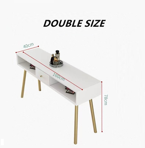 Custom Modern <strong>Nail</strong> Salon Furniture <strong>Tech</strong> <strong>Desk</strong> and Dressing Chair Set with Durable Metal Construction for Spa Use - Product Image 6