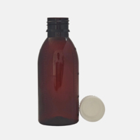Bouteille en plastique PET de 150 ml pour sirop contre la toux |   Usine GMP directement en usine |   Emballage de médicaments liquides avec bouchon à vis |   Flacon pharmaceutique en vrac