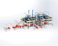 Ligne de production SSMMS ultra-large de 4,2 m à cinq têtes pour textiles industriels et médicaux