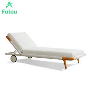 قماش حديث من الألومنيوم مقاوم للأشعة فوق البنفسجية مقاوم للماء وسادة مريحة سريعة الجفاف كرسي حديقة فناء فندق شاطئ - Product Image 6