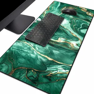 Tapete de borracha para teclado de jogos, mouse pad estendido à prova d'água para jogos de computador personalizado