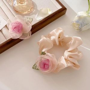 The latest fashion rose hairpin sweet flower hairpin side bangs <b>clip</b> hair <b>ring</b> - Product Image 1