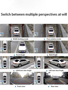 Hệ thống camera ô tô quay phim toàn cảnh 360 độ ban đêm kiểu mới, camera kép, dành cho BMW series 5 (F10 F18 G30 G38) - Product Image 4