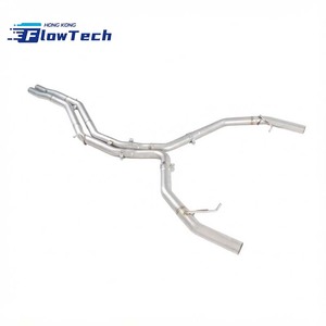 ท่อไอเสียสแตนเลสแบบกลางสำหรับอัพเกรด Audi B9 B9.5 S4 S5 3.0T - Product Image 4