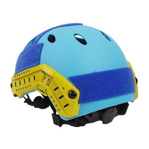 Blue <strong>Tactical</strong> Fast MH <strong>Helmet</strong> with OPS Adjustment System for Movie Props Role and Playing CS Games All Seasons Safety <strong>Helmet</strong> - Product Image 2