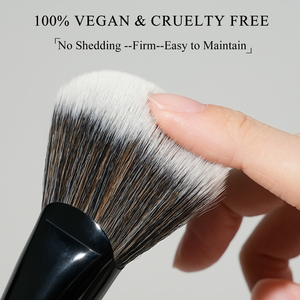 Beili Pinceles de <span class=keywords><strong>maquillaje</strong></span> vegano <span class=keywords><strong>profesional</strong></span> con mango de madera Pinceles de <span class=keywords><strong>maquillaje</strong></span> Herramientas de belleza Pinceles de <span class=keywords><strong>maquillaje</strong></span> de etiqueta privada A mazon - Product Image 2