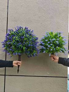 Plantes artificielles en buis en PE résistant aux UV, topiaire d'extérieur, faux arbustes à picots, décoration de porche avant, <span class=keywords><strong>aménagement</strong></span> <span class=keywords><strong>paysager</strong></span>, arbustes, Pâques - Product Image 5