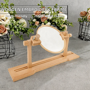 Practical Eco-friendly Fashion Rectangular Solid Wood DIY Sewing Tools Desktop <b>Embroidery</b> <b>Frame</b> - Product Image 2