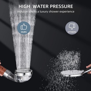 Compatible avec votre tuyau de douche, pommeau de douche à filtration ionique, pommeau de douche à main à LED changeant de couleur (7 couleurs), remplacement pour salle de bain - Product Image 3