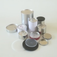 Boîte de haute qualité avec dessus noir pour boîte auto-scellante de cadeau de noix d'aliments en conserve d'herbes de fleur
