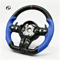 Volant de voiture en fibre de carbone forgé sur mesure pour BMW F10 F30 F80 E46 E90 I8 M4 M5 M6 X3 X4 Série 5 M Performance