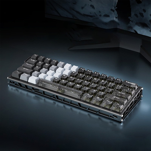 Ajazz Alux60 Clavier à interrupteur magnétique en aluminium évidé Filaire 60% Layout 0.01RT 8K Polling Rate RGB Hot-swap Clavier de jeu - Product Image 1