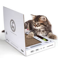 Planche à gratter pour chat pliable en forme d'ordinateur portable, planche à gratter pour chat, canapé pour chat, meule à gratter pour chat, 15 cm