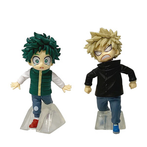 Figurine de dessin animé manga de 12 cm, Boku No Hero Academia, enfant Midoriya Izuku <span class=keywords><strong>Bakugou</strong></span> Katsuki, figurine en PVC, jouet <span class=keywords><strong>anime</strong></span>, cadeau - Product Image 1