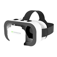 Casque de réalité virtuelle Zooming VR SHINECON G05A 3D, compatible avec les smartphones Android et iOS de 4,7 à 6,0 pouces, en matériau ABS+PC