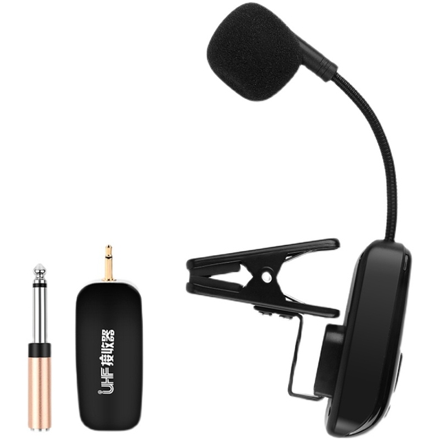 Saxophone Wireless Microphone  Musical Instrument Radio Pickup Dedicated to Outdoor Stage Performances
