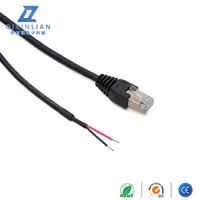 Câble d'extension Ethernet RJ45 à tête cristalline, conducteur en cuivre pur, isolation en PVC, connecteurs mâle + femelle, longueur 0,2 m/0,5 m/1 m