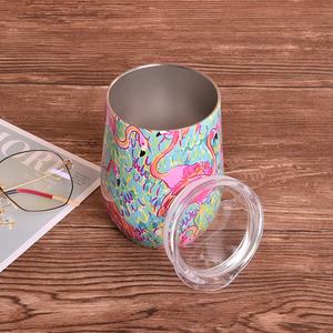 Taza de Café Aislada de Acero Inoxidable de Doble Pared de 12 oz con Diseño de Horóscopo, Vaso de Vidrio Colorido con Tapa para Vino o Otras Bebidas - Product Image 5