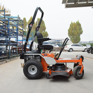 High Efficiency Industrial Petrol Zero Turn Ride-On <strong>Lawn</strong> <strong>Mower</strong> 4-Stroke Twin <strong>Cylinder</strong> Engine Adjustable Blade 127mm Max Cutting - Product Image 4