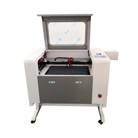 6040 Kleine CO2 Lasergraveer- en snijmachine voor hout, acryl, steen en papier, 40W 50W 60W, watergekoeld, tafelmodel, LAS/DXF ondersteund