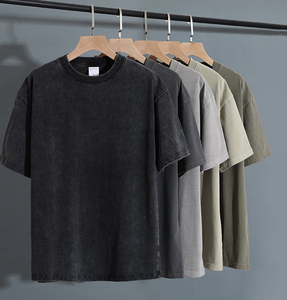 Camiseta de algodón de alta calidad en oferta, varios colores, venta al por mayor, fabricante de camisetas con logotipo personalizado, camisetas oversize de algodón para hombre - Product Image 4