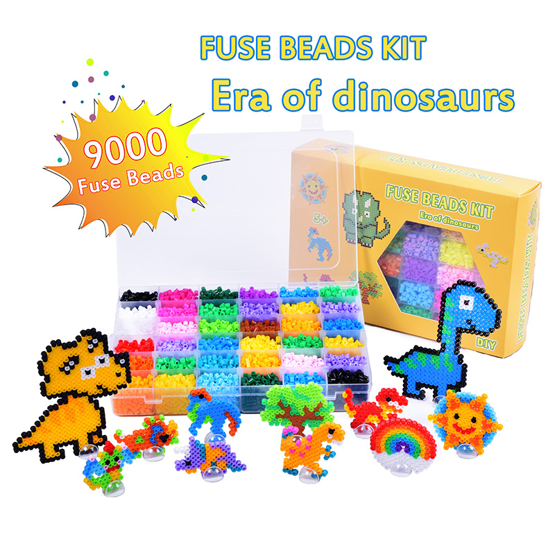 卸売Diyアイロンビーズキッズおもちゃミニパーラービーズ恐竜Diy