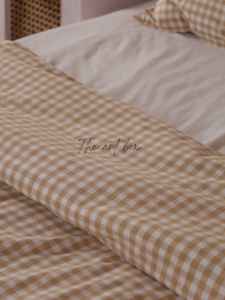 ปลอกหมอนผ้านวมลายทางแบบคลาสสิกผ้าปูที่นอนผ้าปูเตียงผ้าฝ้าย100% ซักได้ชุดคลุมผ้านวม - Product Image 5