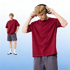 Camiseta Premium 100% Algodón para Hombre, Estilo Hip Hop, Color Sólido, Tejido Transpirable de 220g, Corte Regular, Manga Corta - Product Image 5