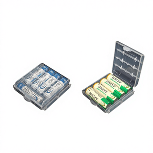 Portabatterie impermeabile riutilizzabile da 12 pezzi per <span class=keywords><strong>batterie</strong></span> <span class=keywords><strong>AA</strong></span>/AAA con <span class=keywords><strong>stilo</strong></span>, 5 colori, leggero per campeggio all'aperto - Product Image 4