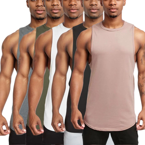 Sportswear Men Workout Solid Running Mens Tank Top Shirts Fitness Gym <b>Stringer</b> <b>Vest</b> Man Sport Quick Dry Custom Gym Tank Tops - Product Image 6