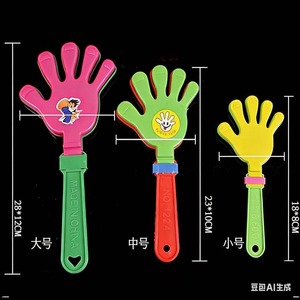 Applauso a Mano in Plastica Grande 28CM con Design Facciale, Nuovo Materiale, Vendita all'Ingrosso - Product Image 6