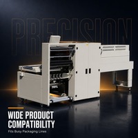 Machine de scellage thermique pour emballages extérieurs, film rétractable POF, scelleuse à barre en L, machine de scellage latéral