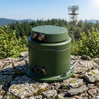 Plateforme de rotation servo à axe unique personnalisée, montage extérieur IP66 pour antenne radar, système électro-optique