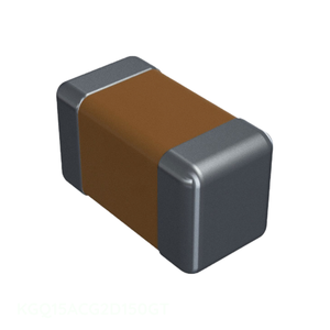 Distribuidor Autorizado de Condensadores Cerámicos MLCC de Montaje Superficial CAP CER 15PF 200V NP0 0603 KGQ15ACG2D150GT 0603 (1608 Métrico) 15 pF - Product Image 1