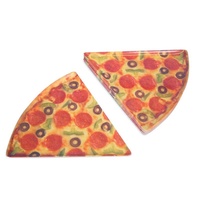 Fabricant Vente en gros Assiette à PIZZA en mélamine Vaisselle de spécialité de restaurant triangulaire créative Fête moderne sans BPA Lave-vaisselle