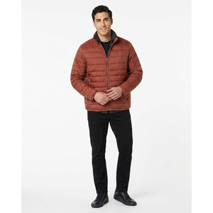 Nouvelle arrivée, veste bomber en toile pour l'hiver, parka rembourrée OEM, fermeture éclair, vêtements de sport d'extérieur, séchage rapide, respirant, vintage pour hommes - Product Image 1