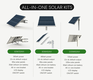 <strong>Solar</strong> <strong>Panel</strong> and Lihium Battery Pole Mounted Kit DC 12v <strong>Solar</strong> Power Energy <strong>System</strong> for CCTV Forest Fire Monitoring - Product Image 5